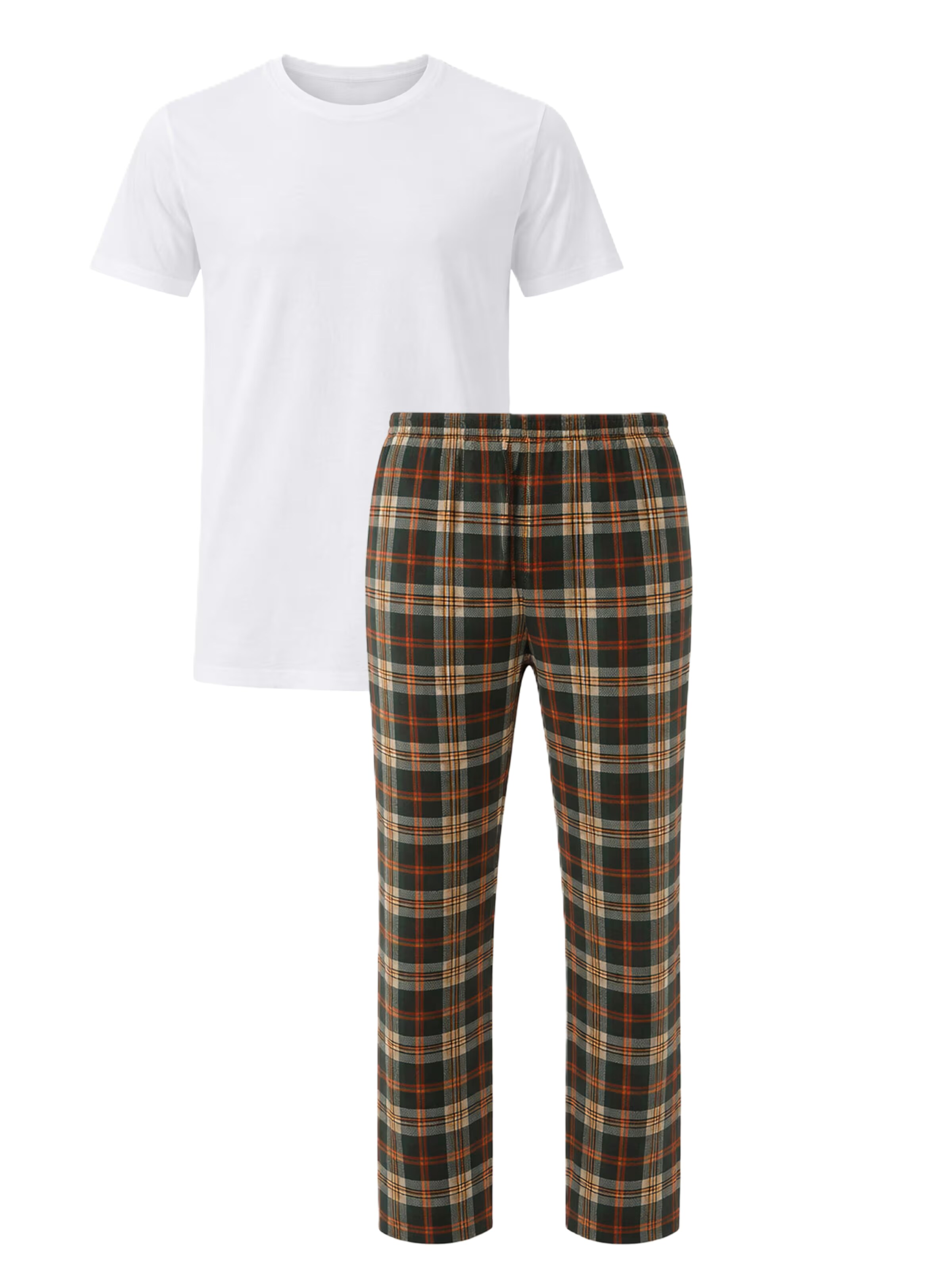 Blackspade Long Pajamas in White: front