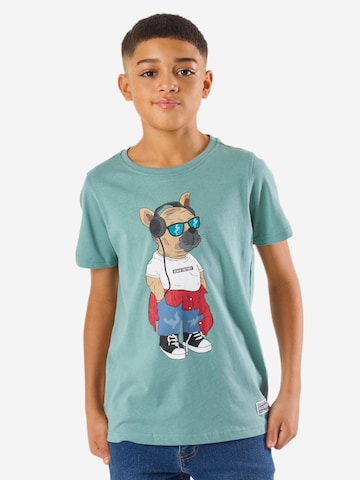 Denim Factory - Camiseta 'San Diego' en verde: frente