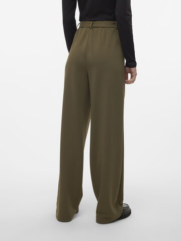 VERO MODA Wide leg Broek in Groen