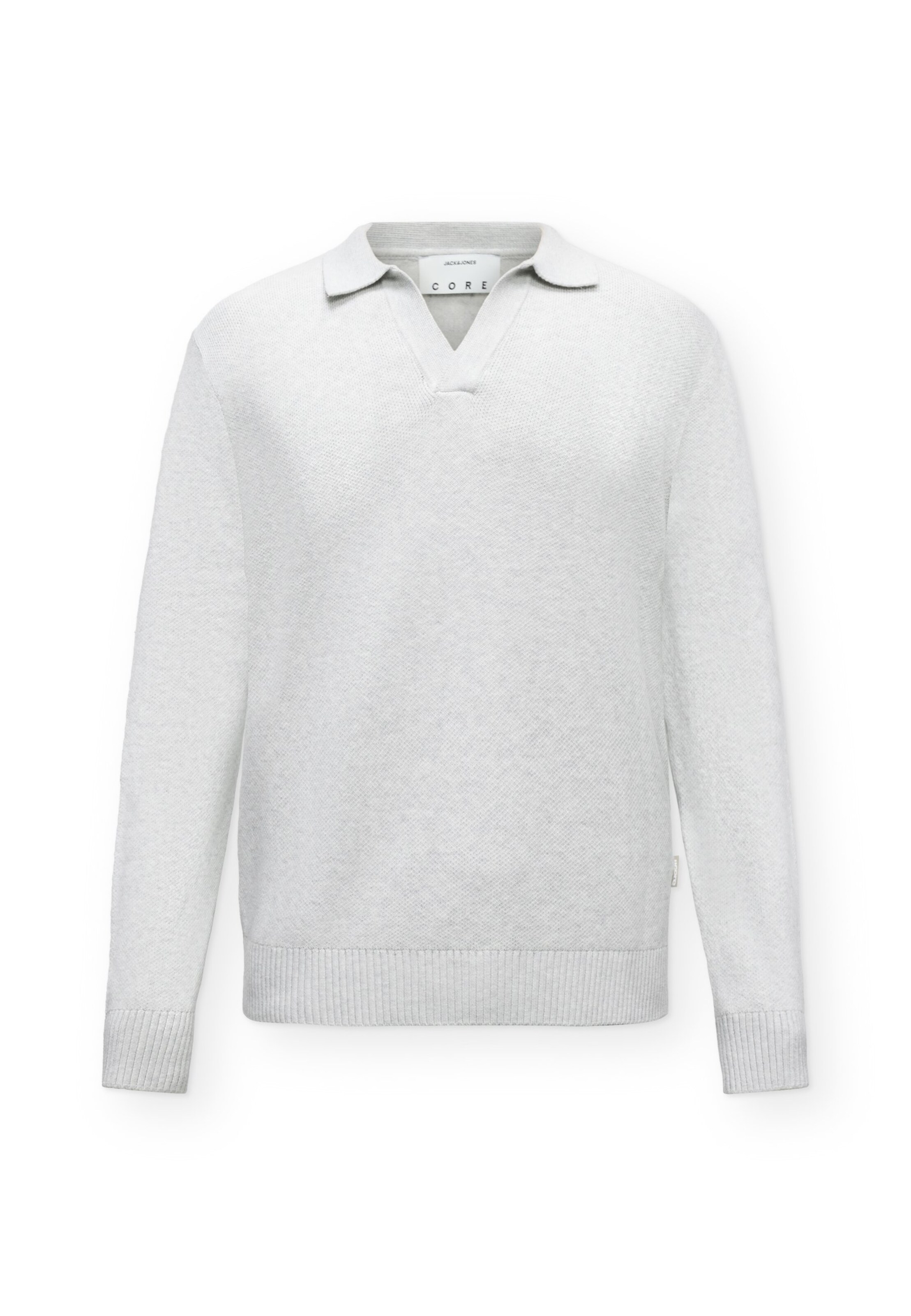 világosszürke JACK & JONES Pulóver 'JCOLEGACY' - XS, Termék nézet