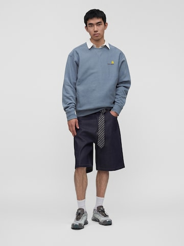Felpa 'American Script' di Carhartt WIP in blu