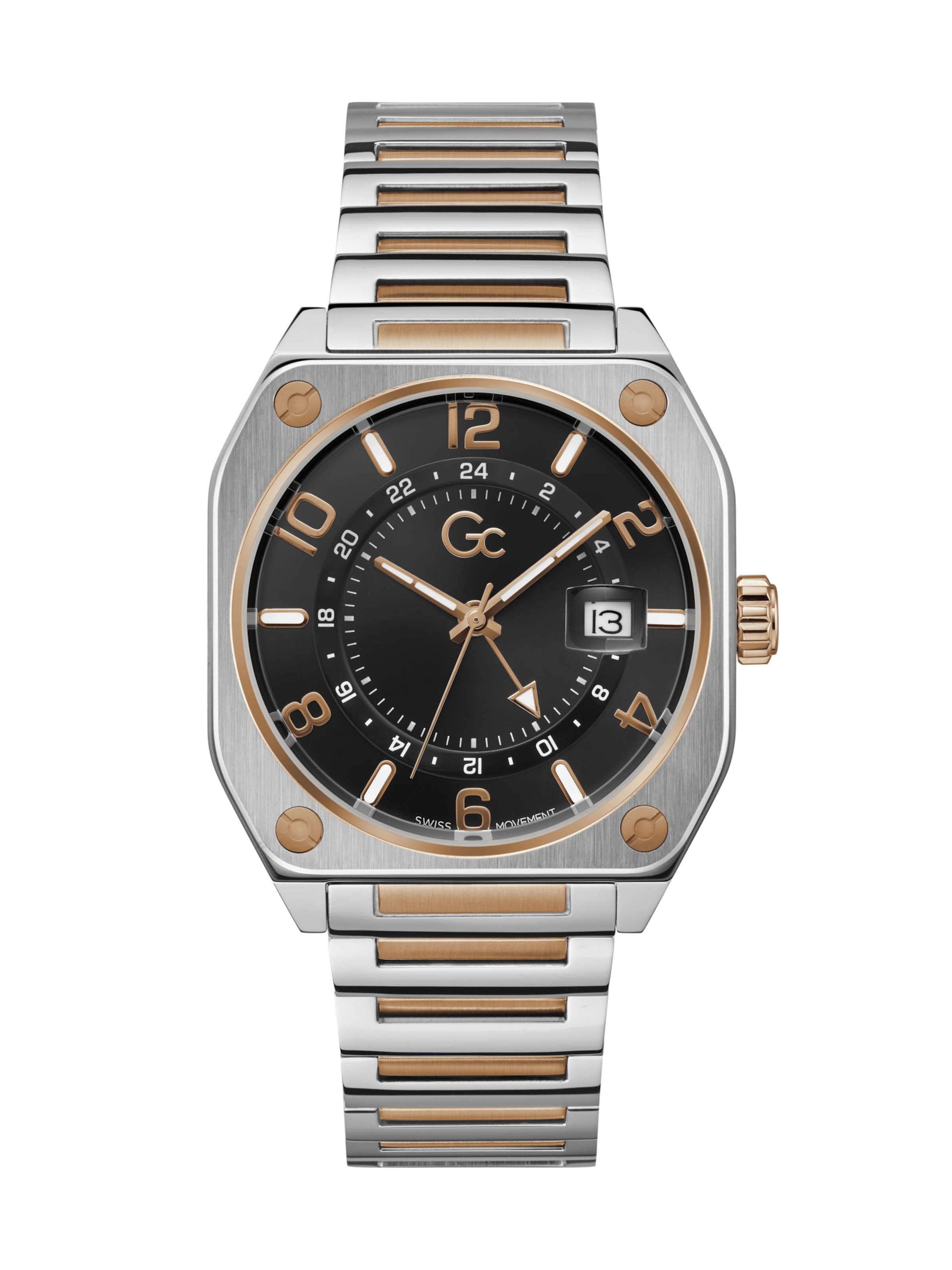 Gc Analoog horloge 'Gc Airborne' in Zilver: voorkant