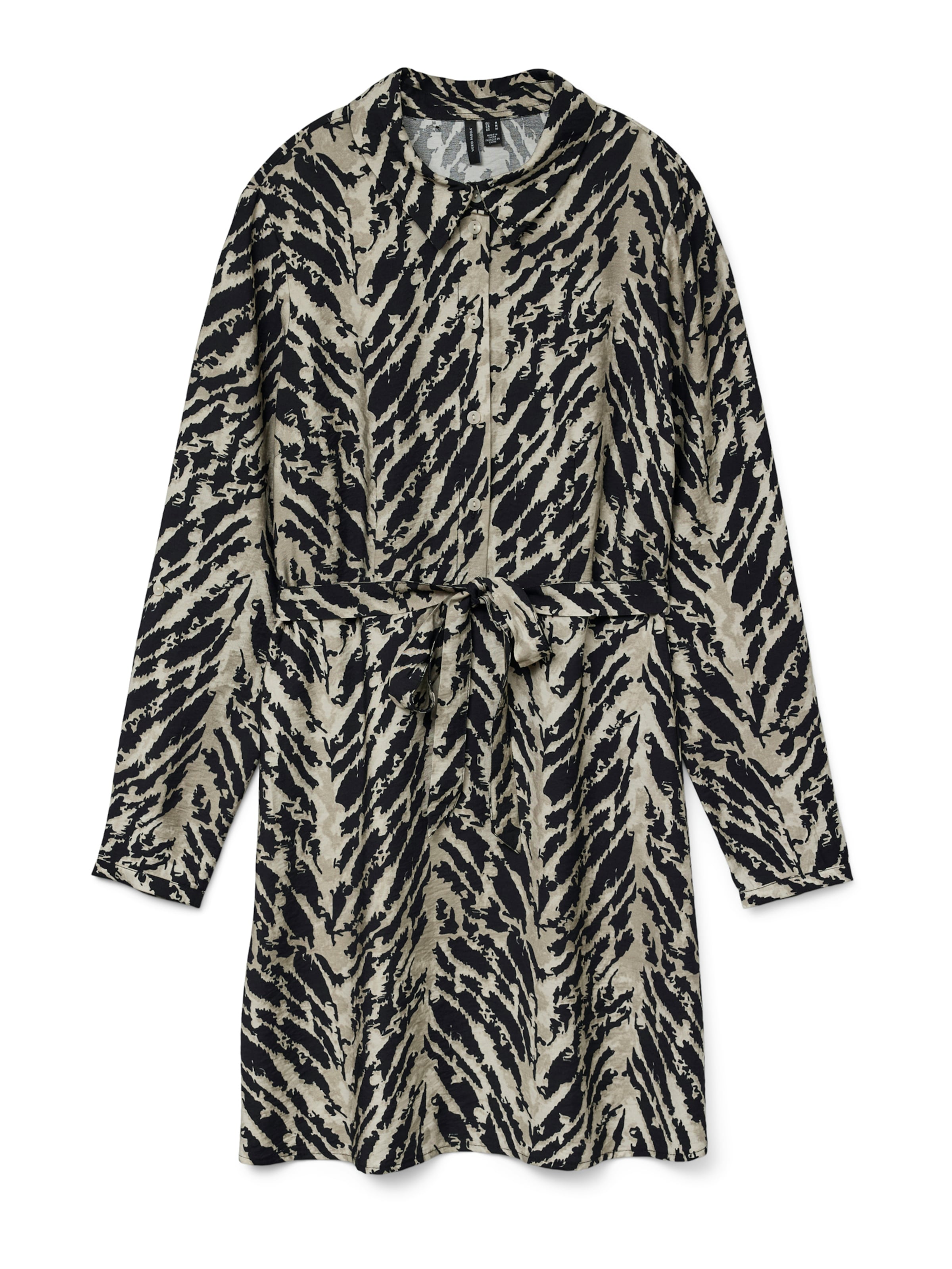 VERO MODA Shirt Dress in Black: front