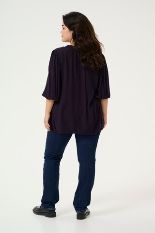 KAFFE CURVE Blouse 'KC Kamille' in Purple
