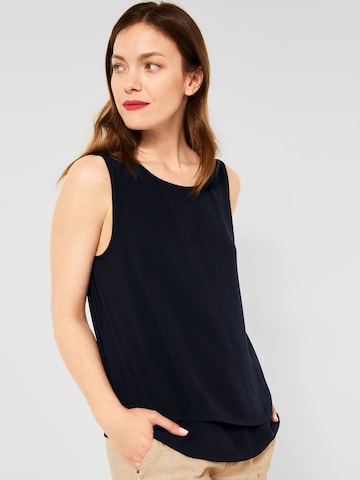 STREET ONE Blouse in Blauw: voorkant