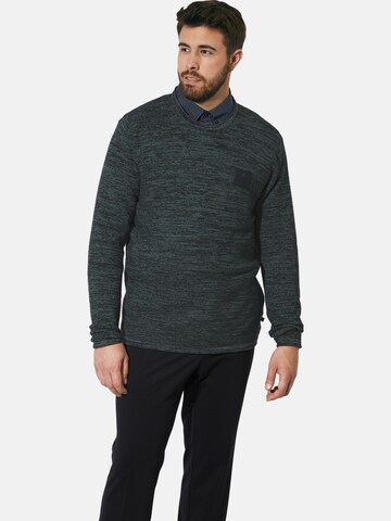 Charles Colby Pullover ' Earl Barnet ' in Grün: Vorderseite