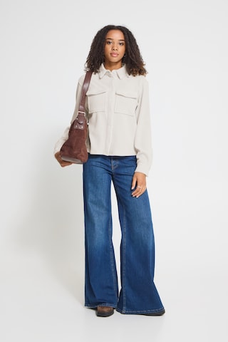 Chemisier 'TAMARY' ICHI en beige