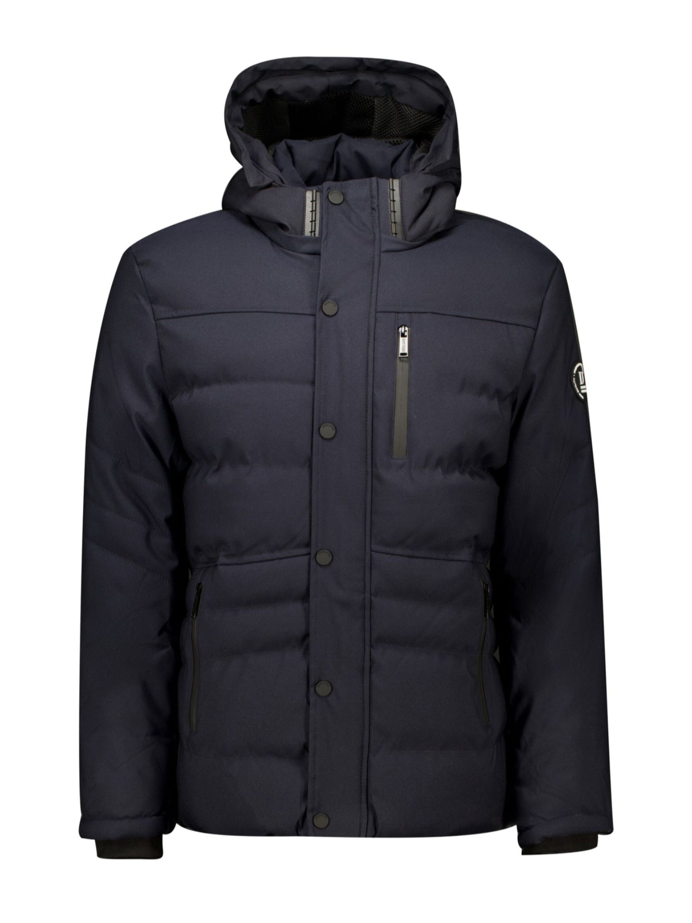 Deeluxe Winterjas in Blauw: voorkant