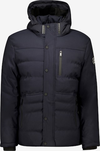 Deeluxe Winterjas in Blauw: voorkant