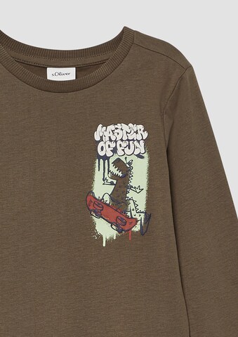 T-Shirt s.Oliver en marron