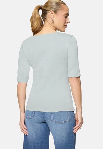 zero Basic Shirt mit U-Boot-Ausschnitt in Blau