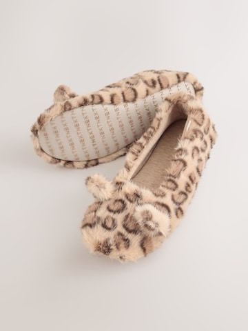 Next - Zapatillas de casa en marrón