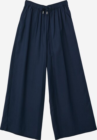 Wide Leg Pantalon s.Oliver en bleu : devant