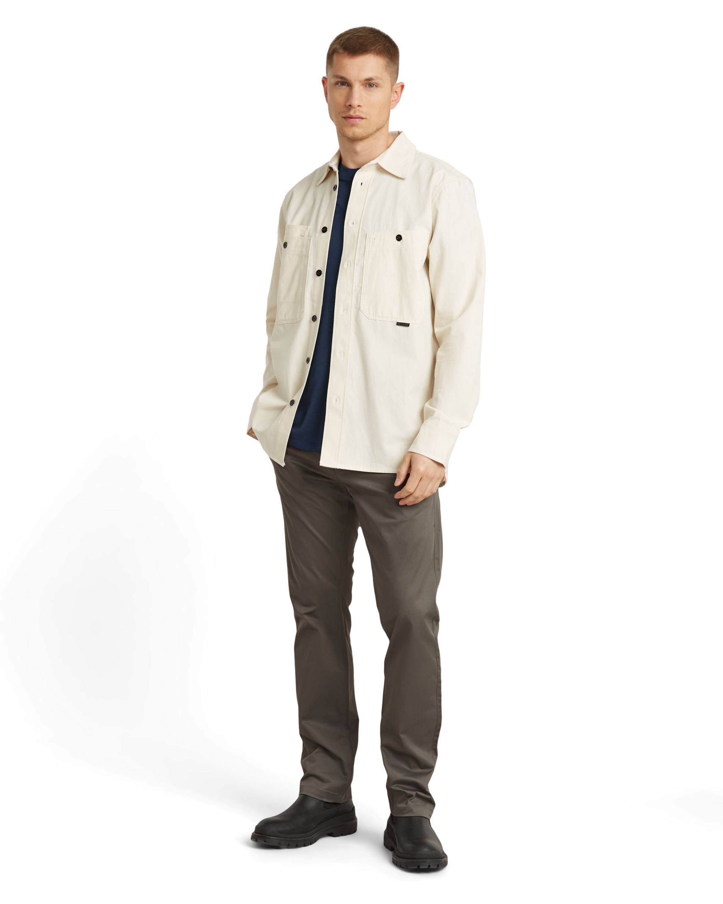 G-STAR Szabványos Chino nadrág 'Mosa' - szürke