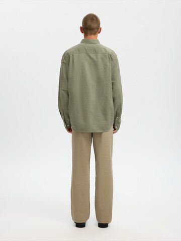 SELECTED Regular Fit Paita 'SLHCLAY' värissä harmaa