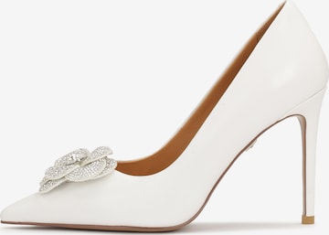 Décolleté di Kazar in bianco: frontale