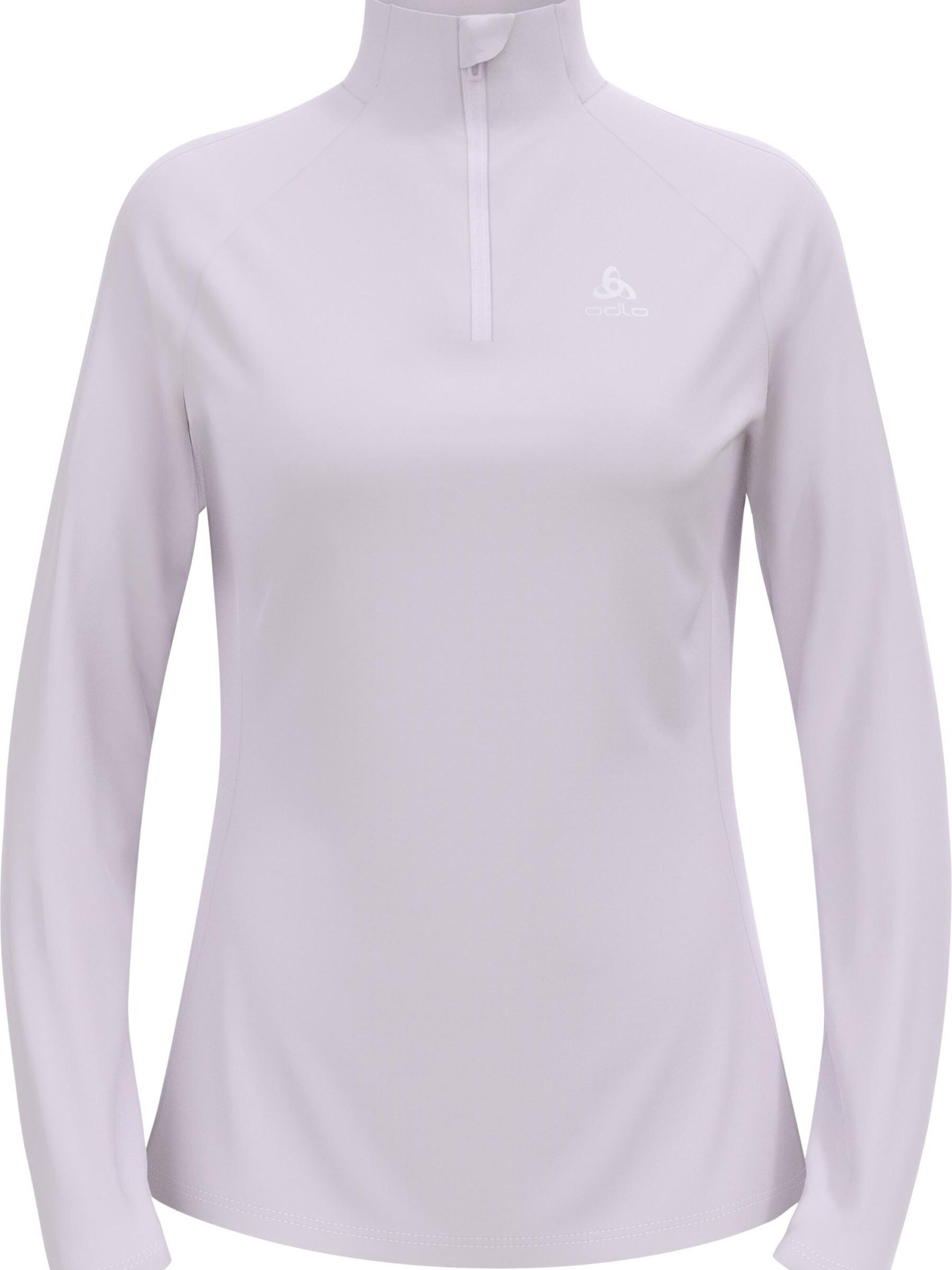Sweat de sport 'ESSENTIAL CERAMIWARM' ODLO en violet : devant
