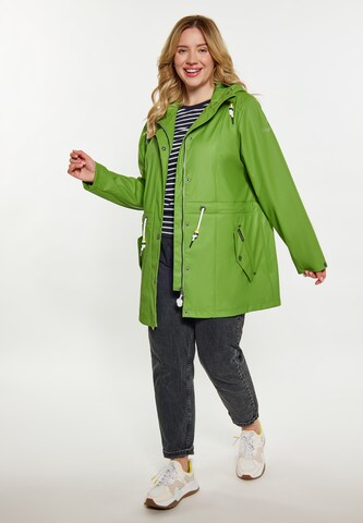 Schmuddelwedda Between-Seasons Coat in Green