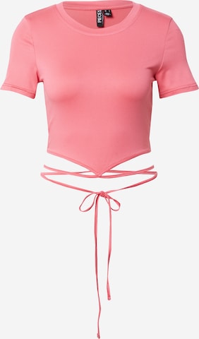 PIECES T-shirt 'Siljana' i rosa: framsida