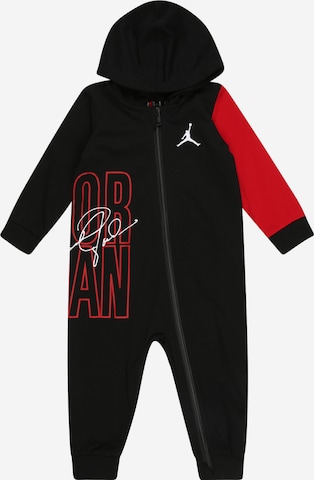 Jordan Dungarees in Black: front