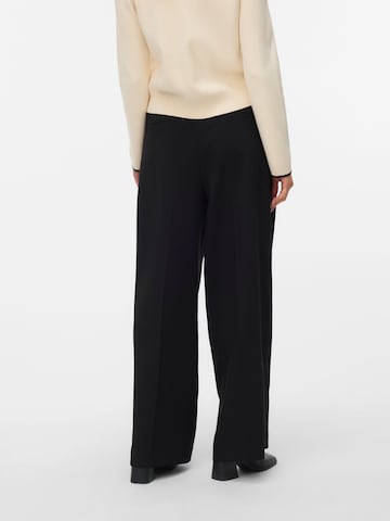 VERO MODA Wide leg Bandplooibroek 'VMPHILINE' in Zwart
