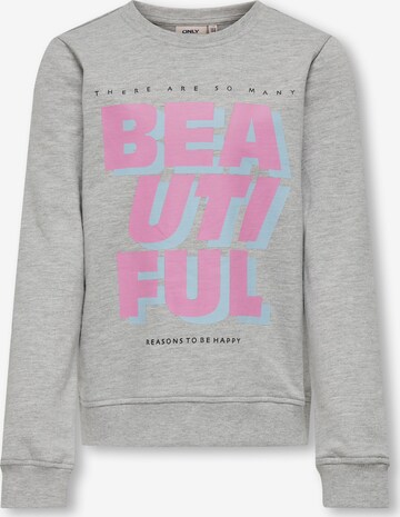 KIDS ONLY Sweatshirt in Grey: front