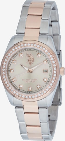 Orologio analogico 'Fancy' di U.S. POLO ASSN. in oro: frontale