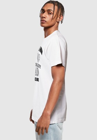 Merchcode T-Shirt 'Coolest Dad' in Weiß