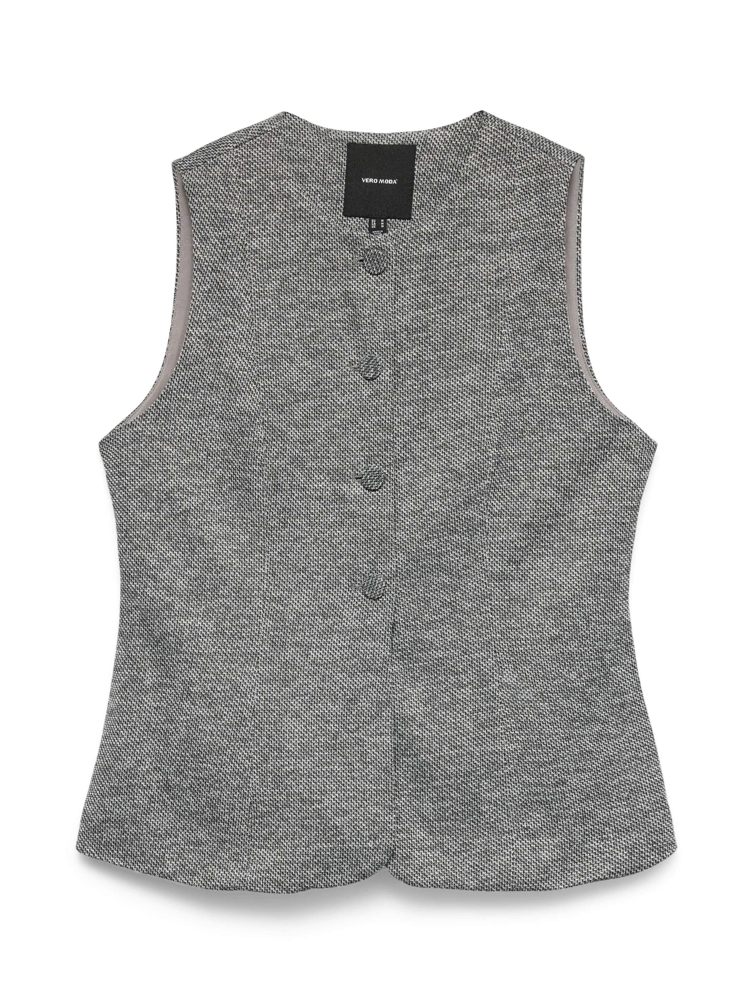 VERO MODA Suit Vest in Grey: front