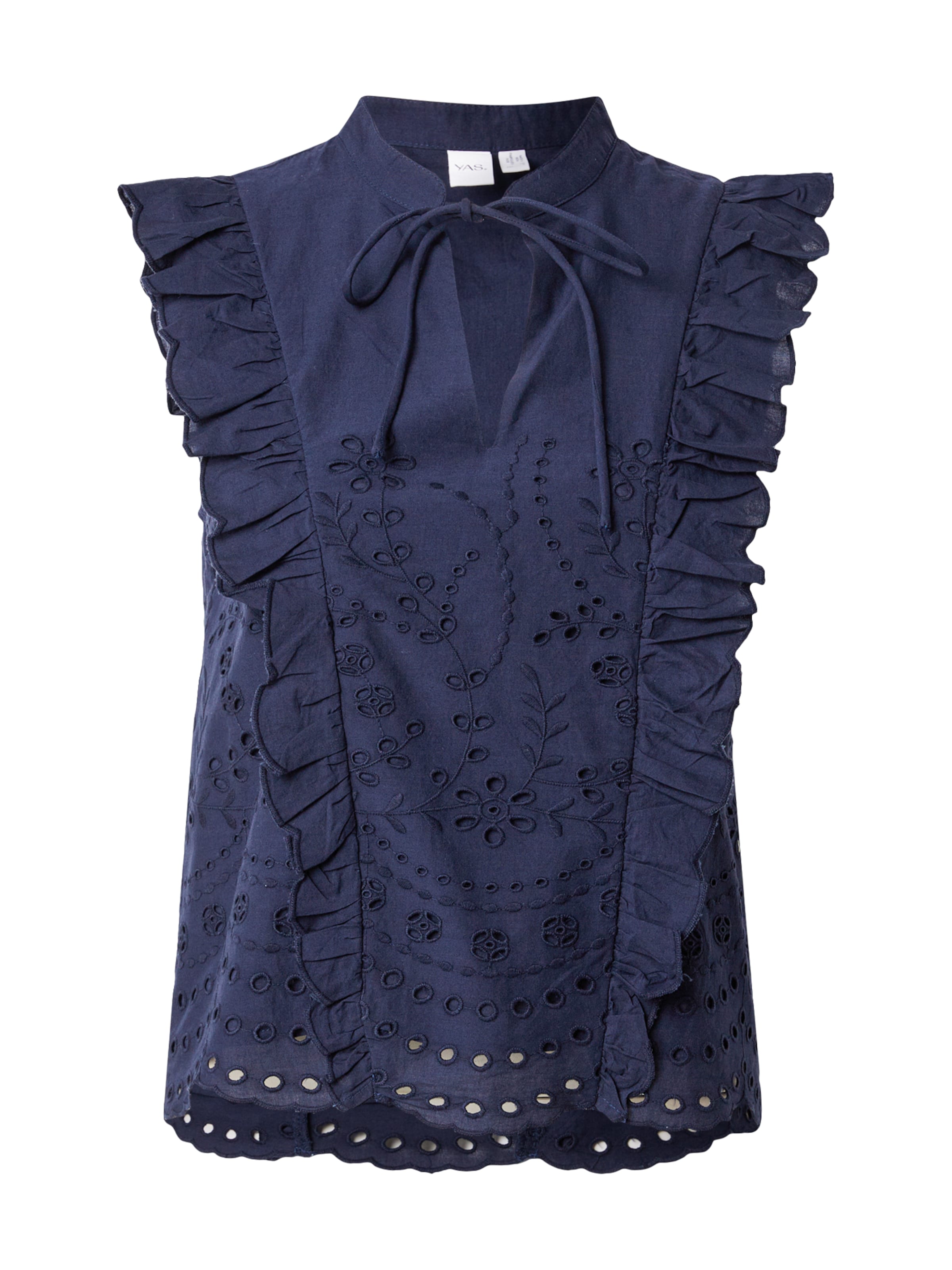 YAS Μπλούζα 'YASLuma' σε μπλε: μπροστά