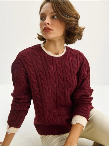 Pullover di Bianco Lucci in rosso