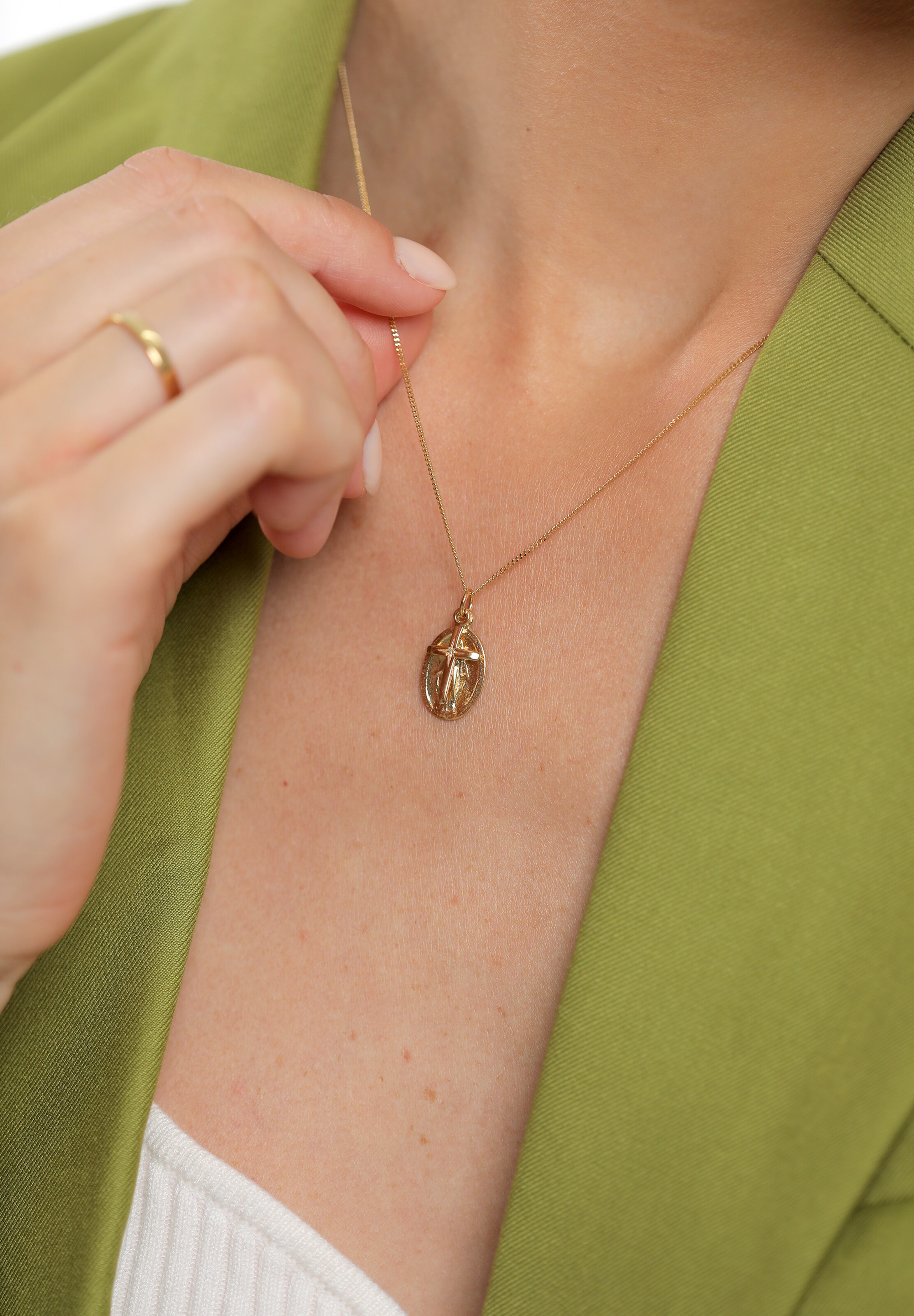 ELLI Αλυσίδα 'Kreuz' σε χρυσό: μπροστά