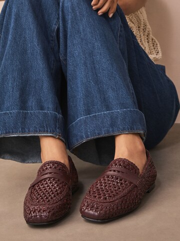 Next Loafer värissä punainen