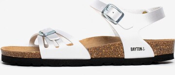 Bayton Sandal 'Eos' i silver: framsida