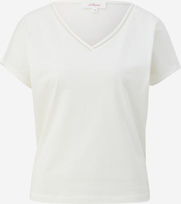 T-shirt s.Oliver en beige : devant