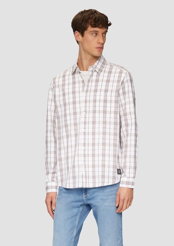 Coupe regular Chemise s.Oliver en blanc