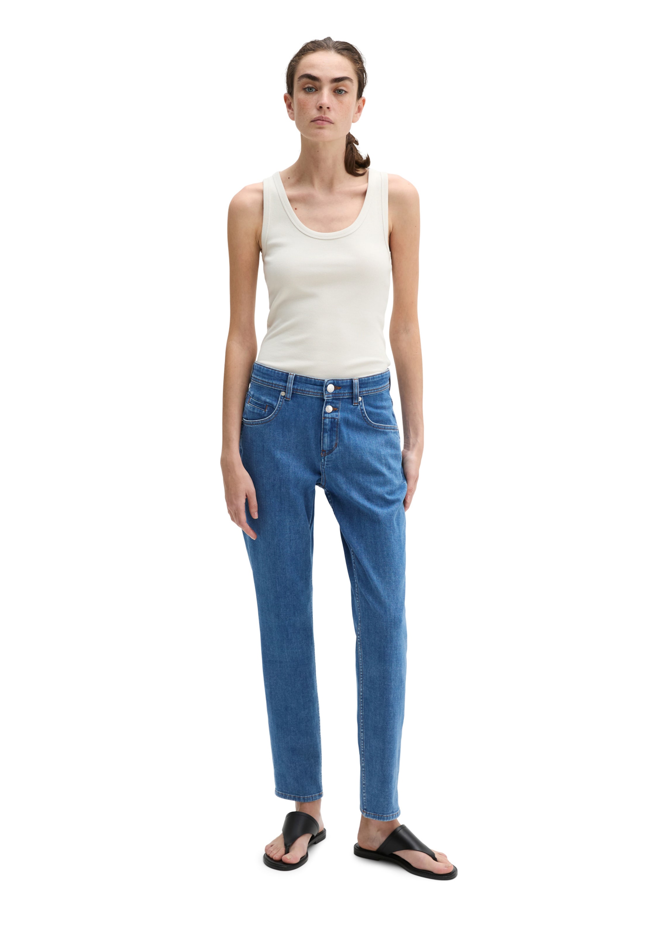 Marc O'Polo Loosefit Jeans in Blauw