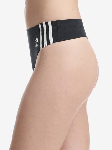 ADIDAS ORIGINALS Thong in Black, White