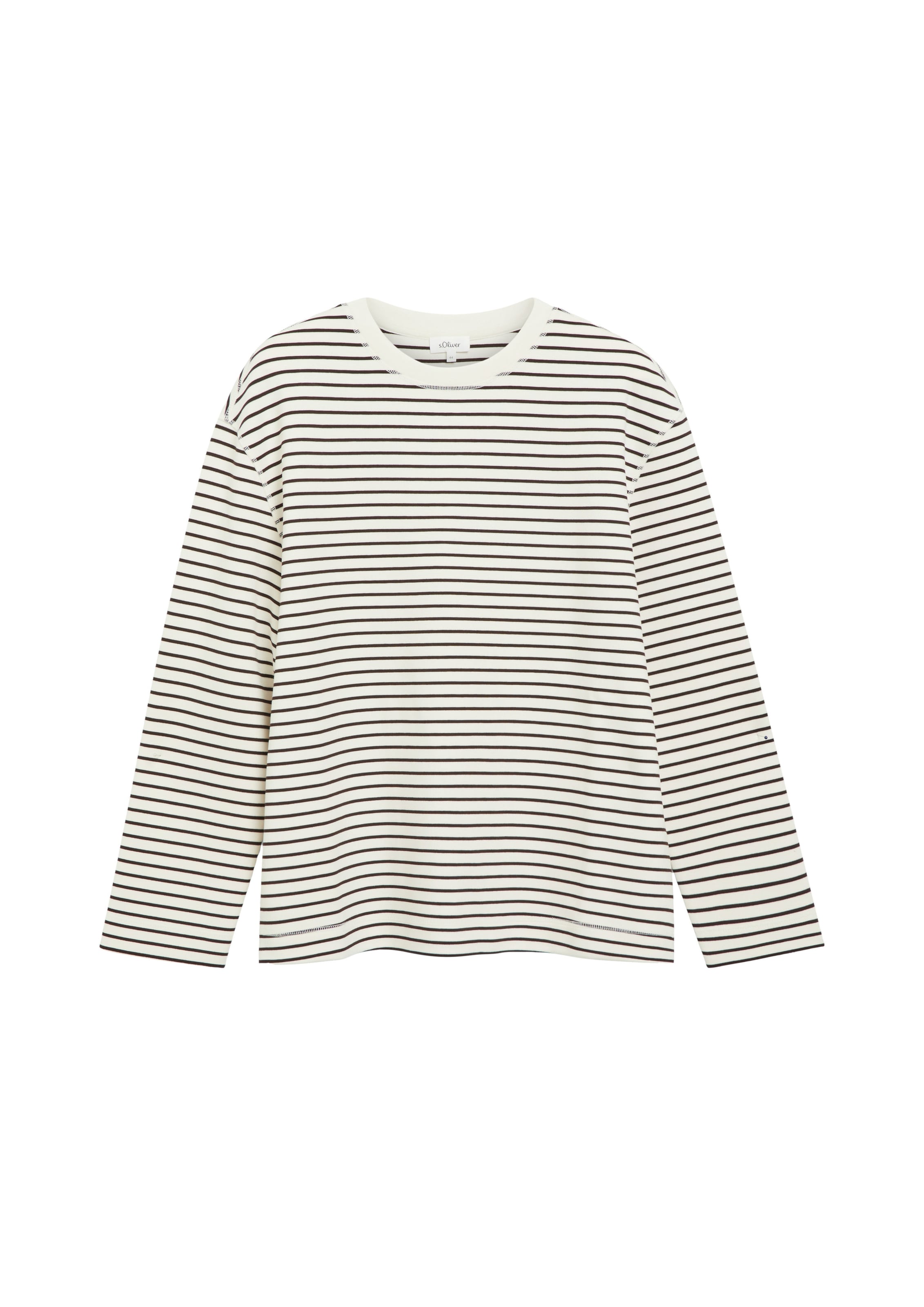 Sweat-shirt s.Oliver en blanc : devant