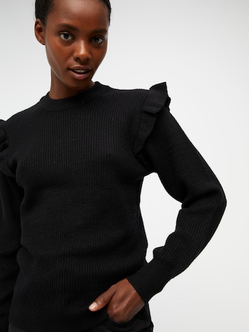 OBJECT Sweter 'Malena' w kolorze czarny