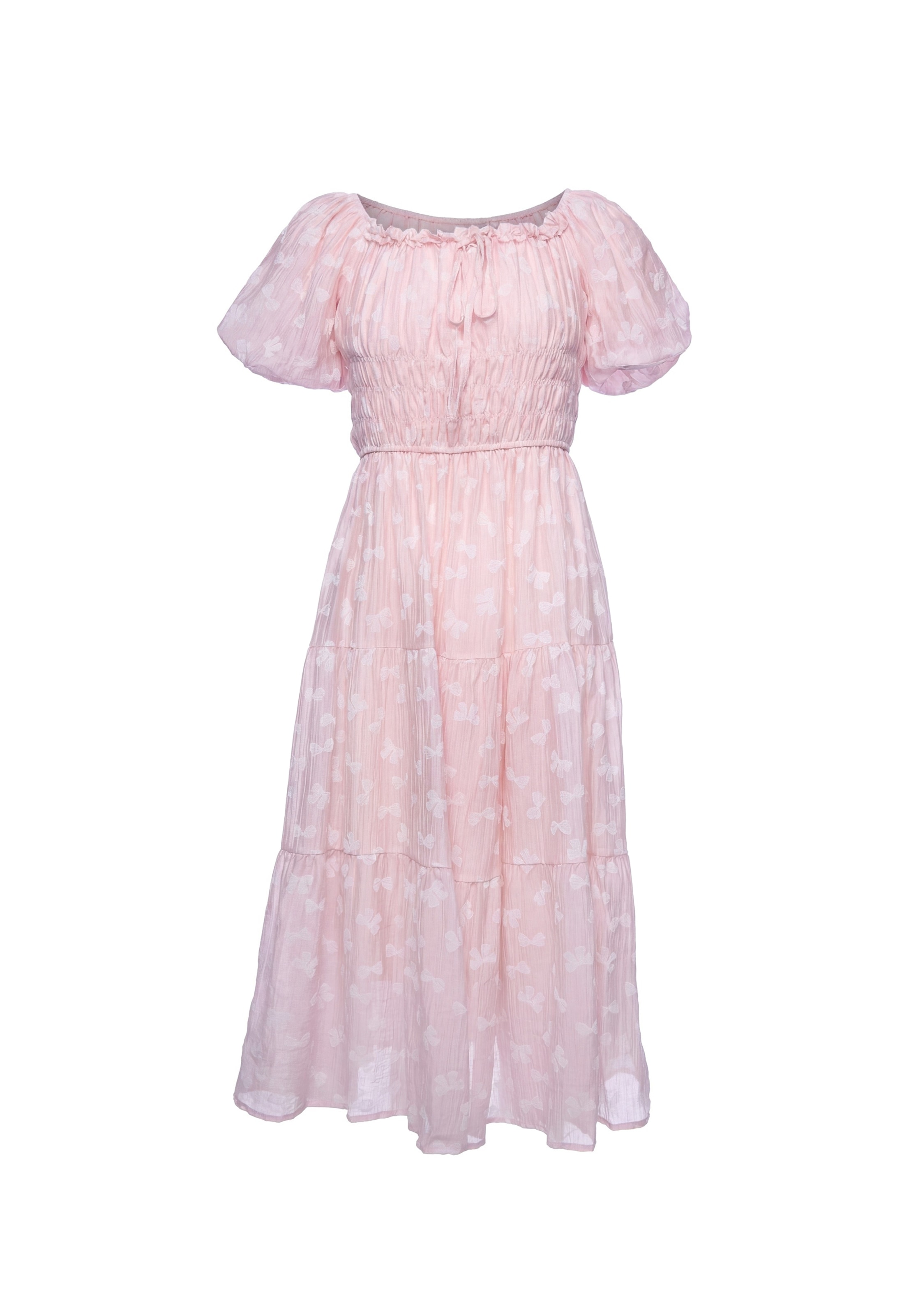 faina - Vestido en rosa: frente