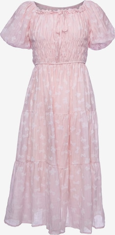 faina - Vestido en rosa: frente