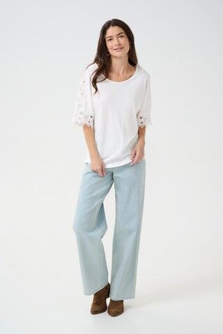 T-shirt 'Livy' Cream en blanc