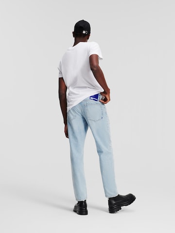 KARL LAGERFELD JEANS - Tapered Vaquero en azul