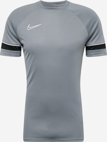 NIKE Performance shirt 'Academy 21' in Grey: front