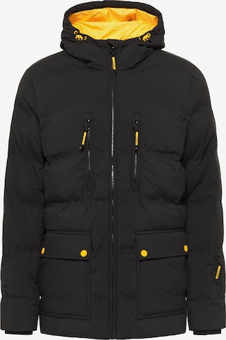 HOMEBASE Winter Jacket in Black: front