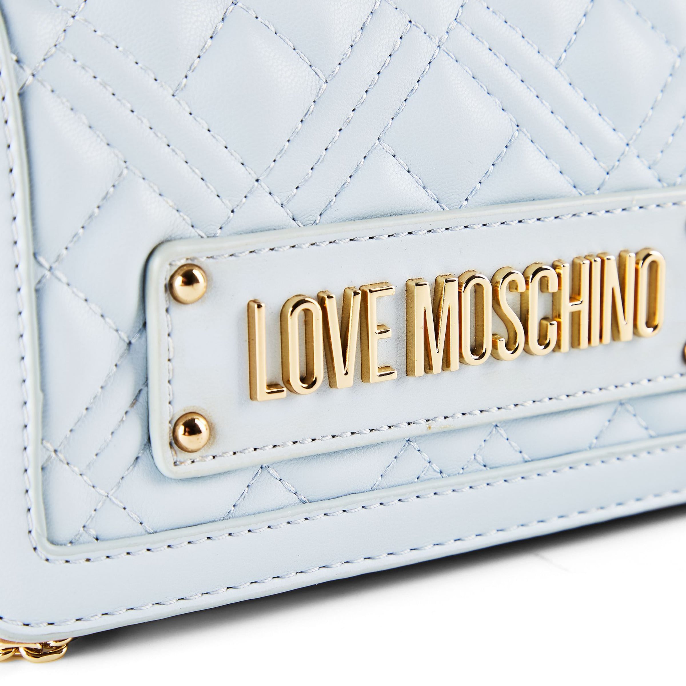 Love Moschino Schoudertas 'Quilted' in Blauw