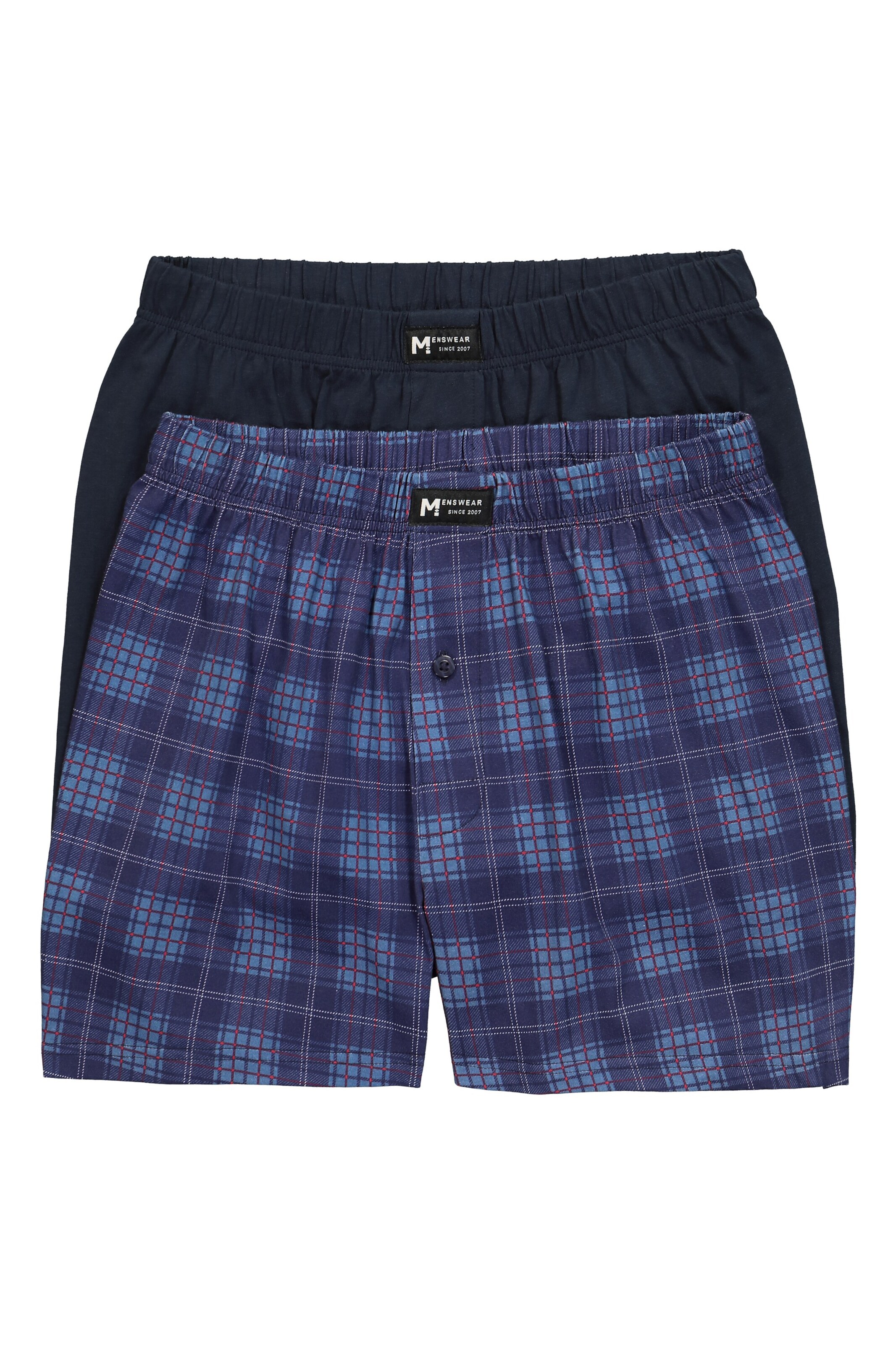 Men Plus Boxer shorts in L in Navy / Blood red / Black, Item view