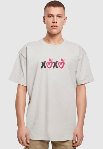 T-Shirt 'Valentines Day - XOXO' Merchcode en gris : devant