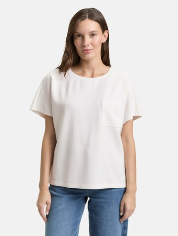 TOM TAILOR Shirt in White: front